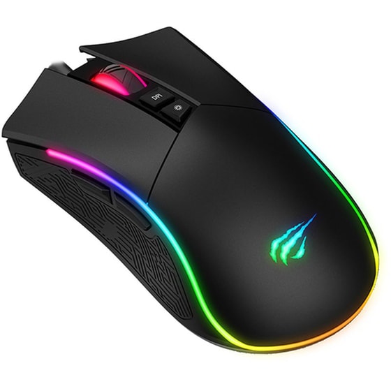 Gaming Ενσύρματο Ποντίκι Havit MS1001 RGB 4800 DPI - Μαύρο image 2