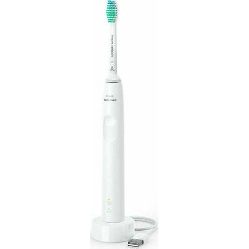 PHILIPS 3100 Series Ηλεκτρική Οδοντόβουρτσα Με Χρονομετρητή Και Αισθητήρα Πίεσης Λευκό (HX3673/13)