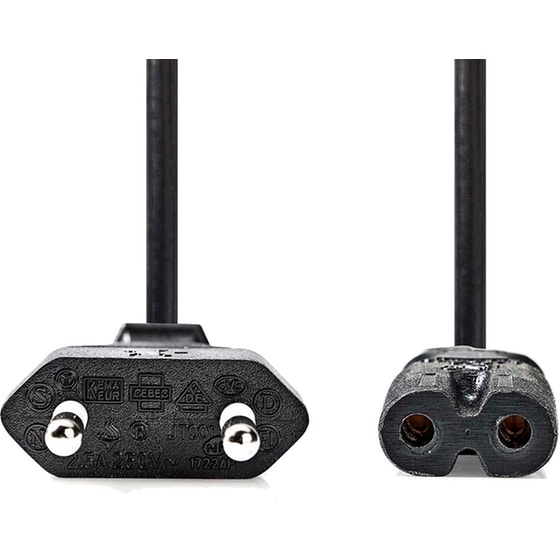 Καλώδιο Ρεύματος Nedis PCGP11040BK20 2m - Μαύρο image 2