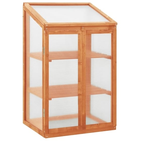 Vidaxl Θερμοκήπιο 60 X 45 X 100 Εκ. Από Ξύλο Ελάτης image 0