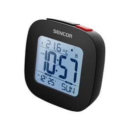 Ψηφιακό Ρολόι Ξυπνητήρι με Θερμόμετρο και Ραδιόφωνο Sencor SDC 1200 B Μαύρο