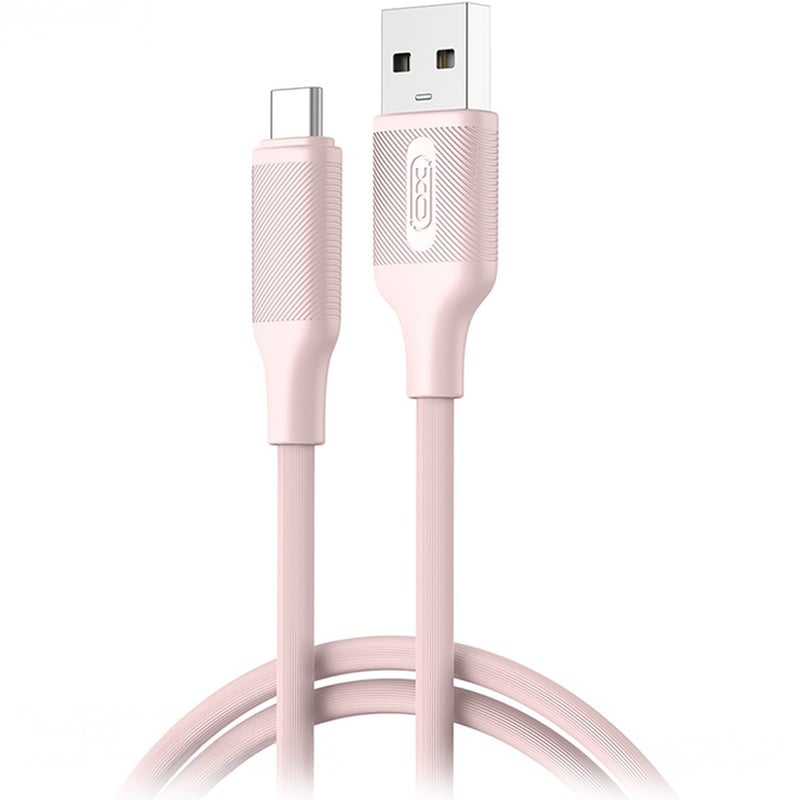 Καλώδιο XO NB265 USB-A Male σε USB-C Male 1m - Ροζ
