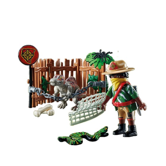 PLAYMOBIL® Dino Rise Μωρό Σπινόσαυρος και Λαθροκυνηγός (71265) image 4