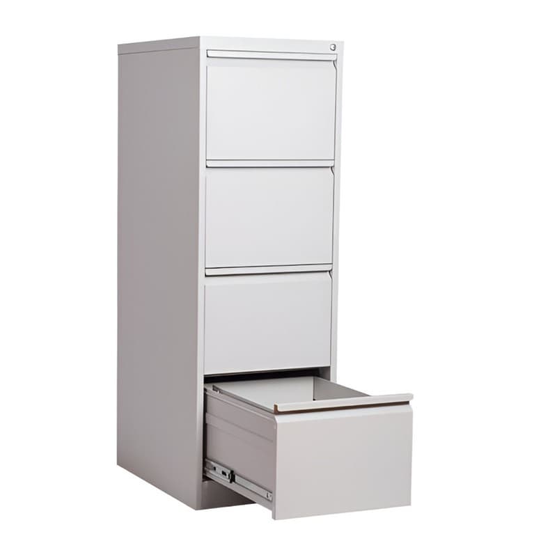 Συρταριέρα Γραφείου NextDeco από Μέταλλο 62x46x133.1 cm - Γκρι