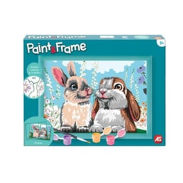AS Company Paint & Frame Ζωγραφίζω Με Αριθμούς Cute Bunnies