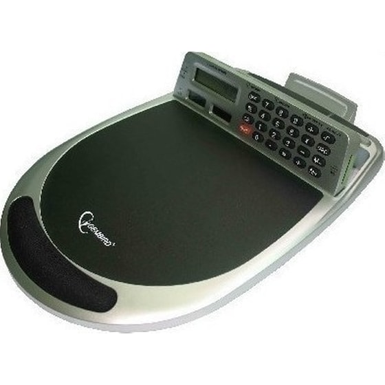 Gembird USB Combo Mouse Pad Medium 322mm με Στήριγμα καρπού Γκρι image 1