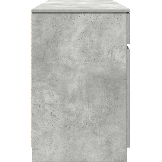 Γραφείο VidaXL από Επεξεργασμένο Ξύλο 140x49x76 cm - Γκρι Σκυροδέματος image 3