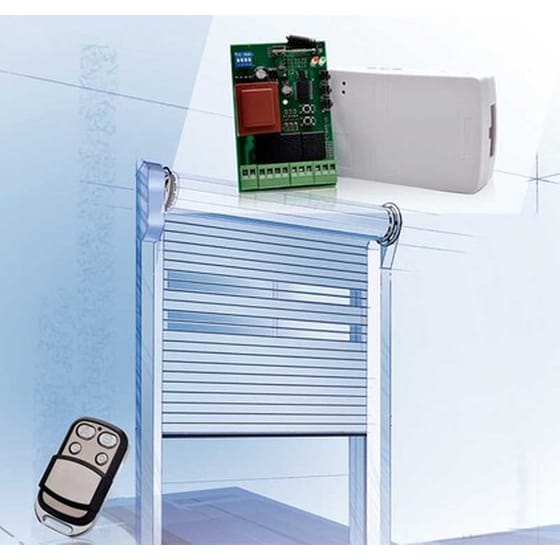 Ασύρματος Δέκτης Τηλεχειρισμού Για Ρολά Yet845, Με 2 Χειριστήρια image 1