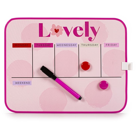 Πινακάκι Μαγνητικό Posh+Pop Εβδομαδιαίο Lovely image 0