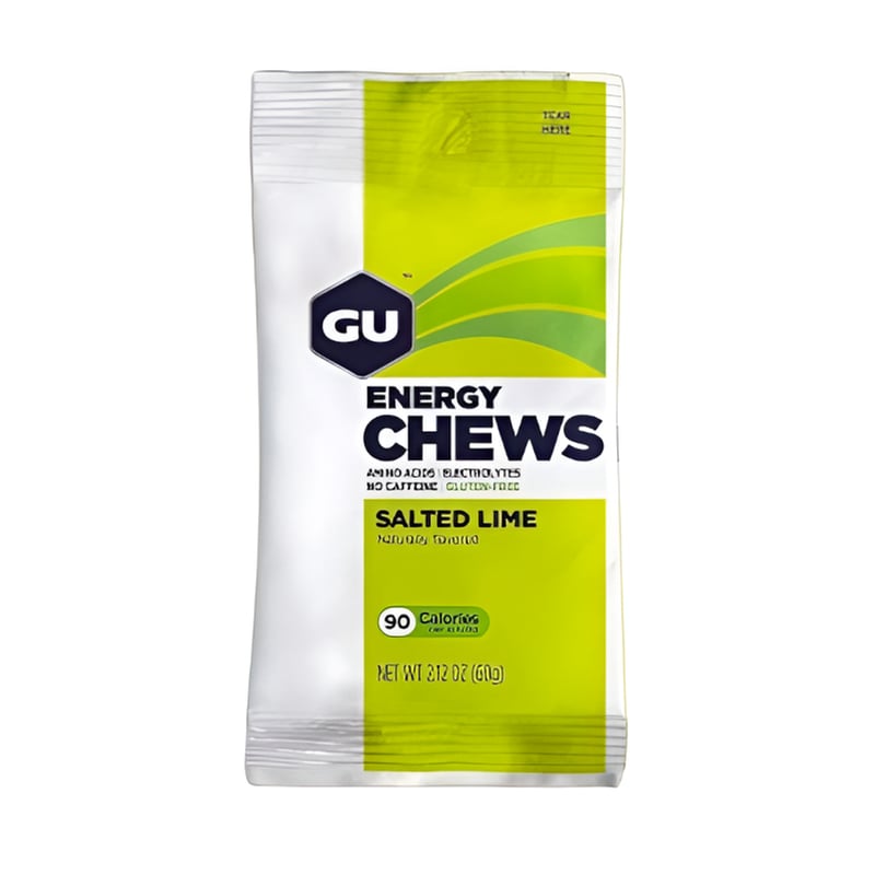 Ενεργειακά Καραμελάκια Gu Energy Chews Salted Lime - 60gr