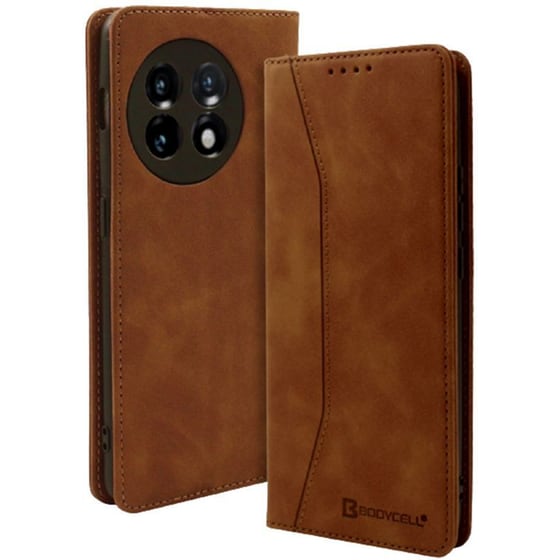 Θήκη Oneplus 11 - Bodycell Wallet Case - Brown image 0