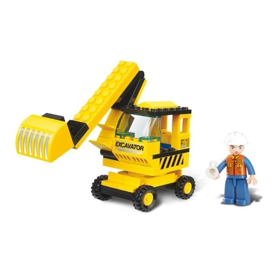 Sluban Τουβλάκια Town, Excavator M38-b0176, 62τμχ image 0