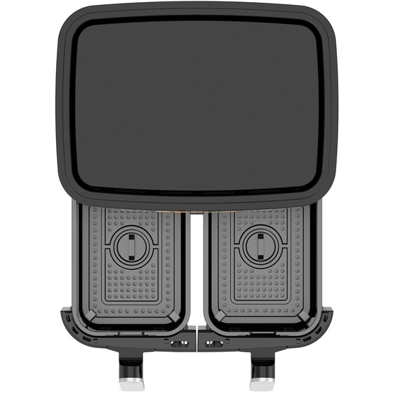 TURBOTRONIC TT-DAF8 2600 W με Αποσπώμενο Κάδο 9 L Μαύρη Διπλή Φριτέζα Αέρος- image 6