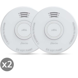 Φωτοηλεκτρικός ανιχνευτής καπνού ALECTO SD110 X2 με σειρήνα 85dB 2 τμχ