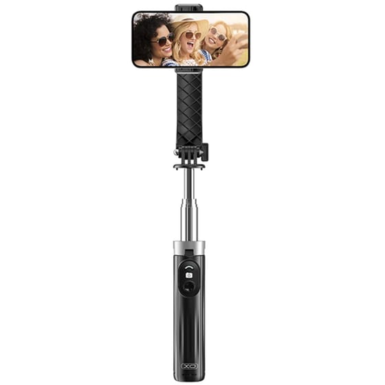 Selfie Stick XO SS11 με Ενσωματωμένο Τρίποδο - Μαύρο image 2