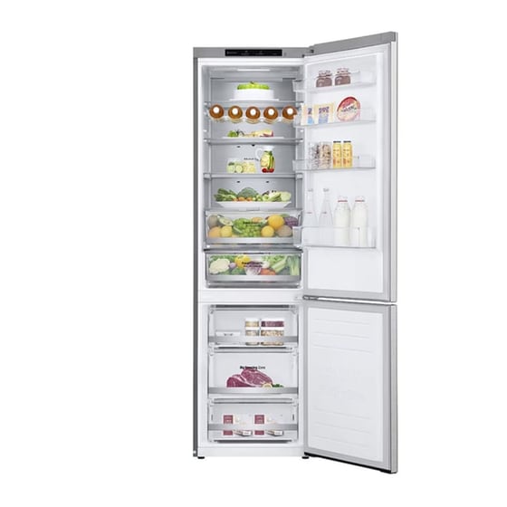 LG GBB92MBB3P Total No Frost 381 Lt Ασημί Ψυγειοκαταψύκτης image 4