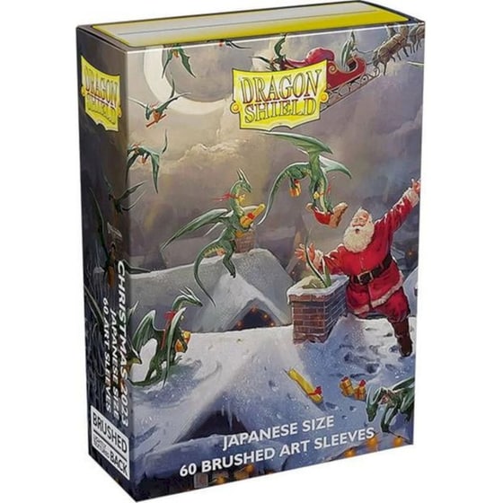 Dragon Shield Art Sleeves Japanese Small Size - Christmas 2023 (60 Sleeves) image 1