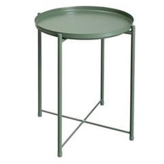 Βοηθητικό Τραπεζάκι Next Μεταλλικό 53x42cm - Πράσινο image 0
