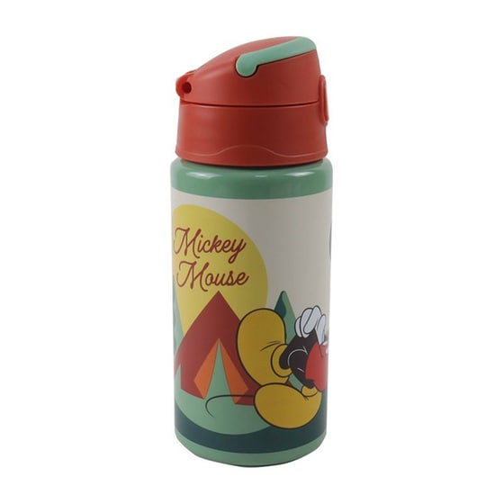 Παγούρι Gim Flip Αλουμινίου Mickey 500 ml Πράσινο image 1