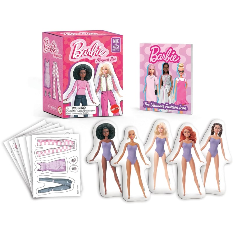 Σετ Μαγνητάκια Running Press Barbie 30 Τμχ - Πολύχρωμα