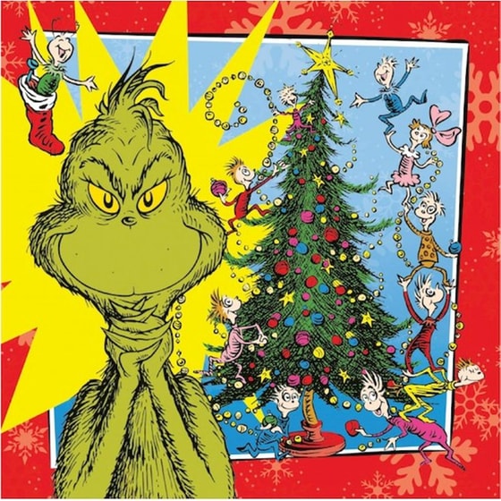 Παιδικό Παζλ Ravensburger Merry Grinchmas (3x49 Κομμάτια) image 2