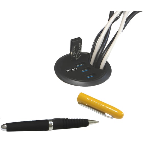 DeLock 62868 USB Hub 4-Port USB 3.0 συμβατό με USB-A image 1