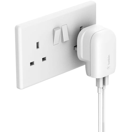Φορτιστής Belkin WCB007 37W USB-C - Λευκό image 5