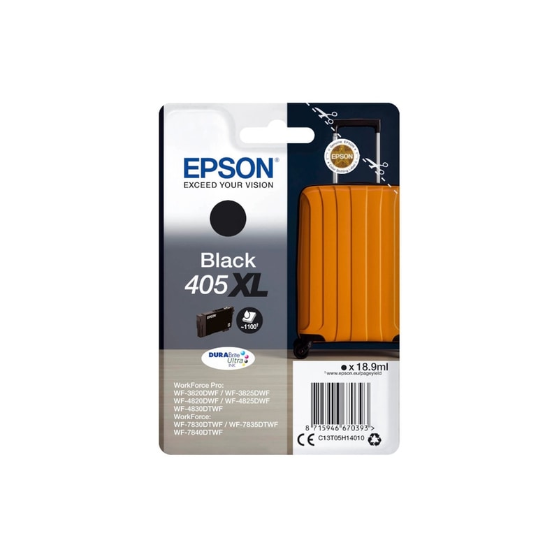 Epson 405XL Μαύρο Μελάνι Εκτυπωτή T05H140