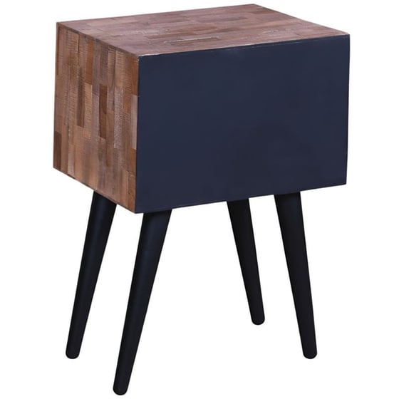 Κομοδίνο Vidaxl Από Μασίφ Ανακυκλωμένο Ξύλο Teak 42x31x60 cm - Καφέ image 3