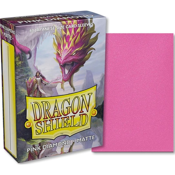Dragon Shield Japanese Matte Sleeves Pink Diamond Cornelia 60 Τμχ image 1