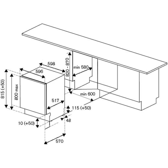 BERTAZZONI DW6083PRTS για 15 Σερβίτσια Πλήρως Εντοιχιζόμενο Πλυντήριο Πιάτων image 4