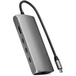 USB-C Hub Satechi Multiport Adapter 8K with Ethernet V3 4*C/HDMI - Space Gray