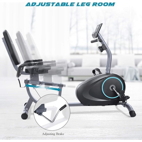 VIKING Marnur MN-4001 Ποδήλατο Γυμναστικής Καθιστό Γκρι-Μαύρο image 4