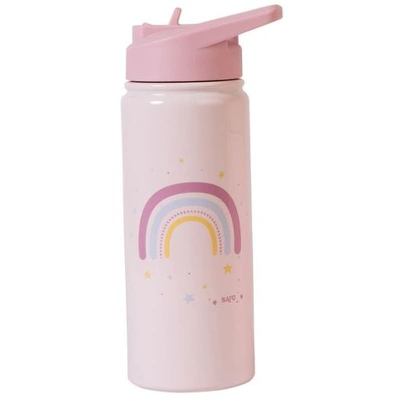 SARO Παγούρι Θερμός Saro με Καλαμάκι Rainbow 500ml