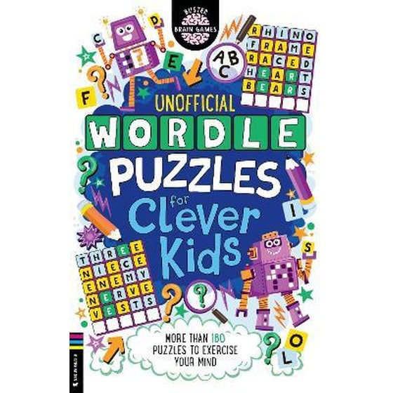 Wordle Puzzles for Clever Kids : More than 180 puzzles to exercise your mind image 0