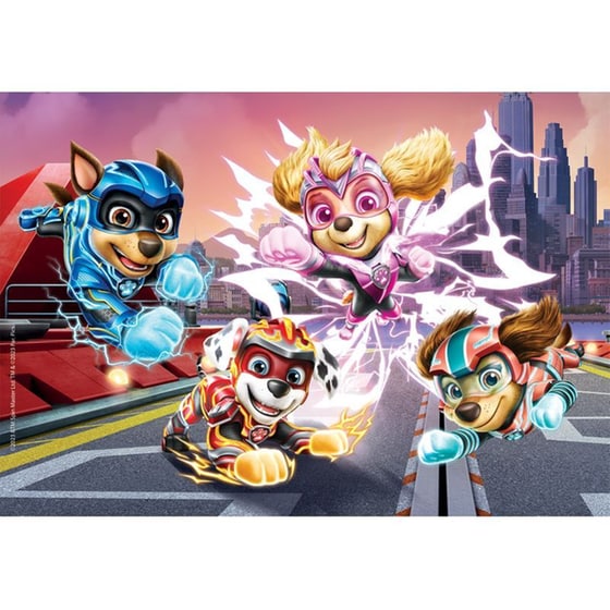 Παιδικό Παζλ Clementoni Super Color Nickelodeon Paw Patrol The Mighty Movie (2x60 Κομμάτια) image 2