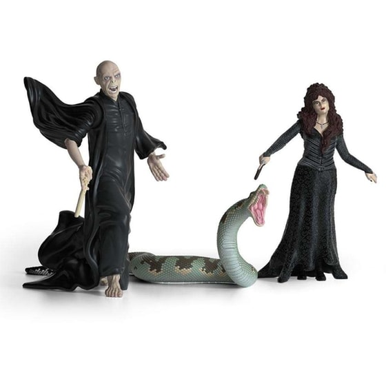 Φιγούρα Schleich Wizarding World - Lord Voldemort, Nagini & Bellatrix Lestrange (Harry Potter) image 1
