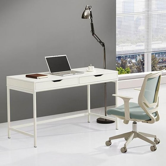 Γραφείο Υπολογιστή Nextdeco Λευκό 132x76cm image 1