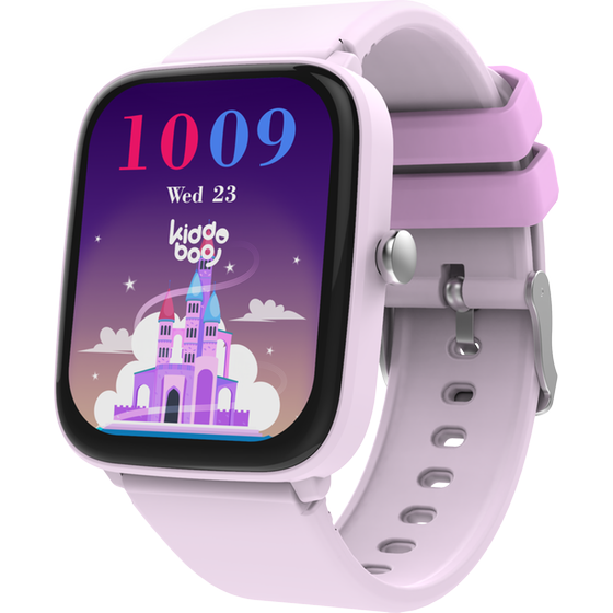 Smartwatch Kiddoboo 2.0 44mm - Lilac + Black Strap image 1