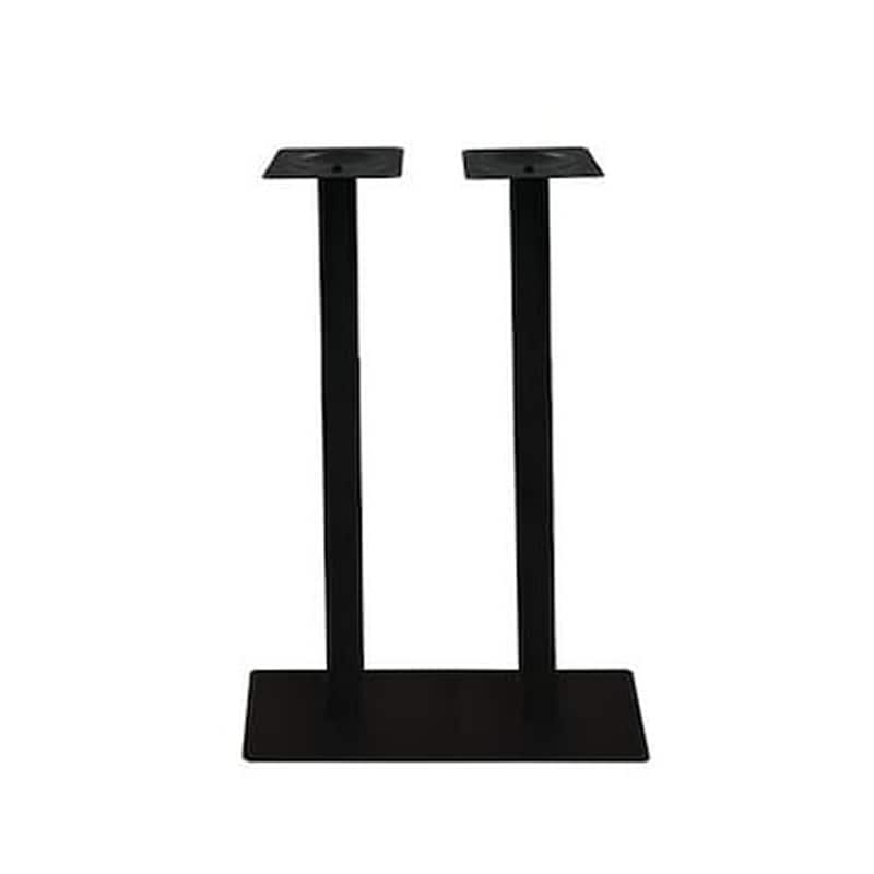 WOODWELL Βάση Τραπεζιού Μπαρ Woodwell από Μέταλλο 70x40x108 cm - Μαύρο