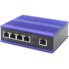 Digitus Industrial Network Switch Unmanaged L2 5-Port Gigabit Ethernet (1000 Mbps)