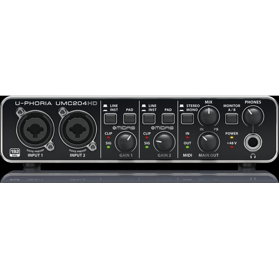 Κάρτα Ήχου Behringer U-Phoria UMC204HD image 1