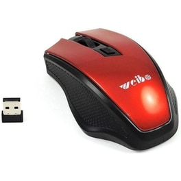 Ασύρματο Ποντίκι Weibo RF-2812 2800 dpi - Κόκκινο