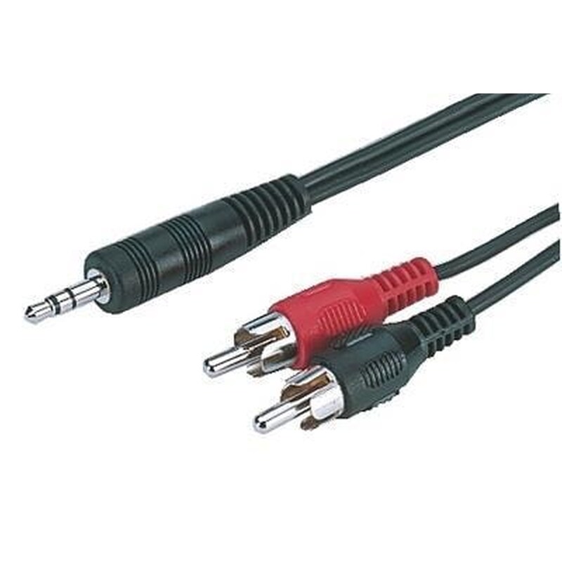 Εικόνα από Inline Audio Cable 1 X 3.5mm Stereo Plug, 2 X Rca Plug 1.5m