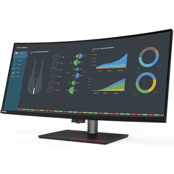 Lenovo ThinkVision P40W-20 Monitor 39.7'' 5K UHD IPS Curved 75Hz 6ms image 3