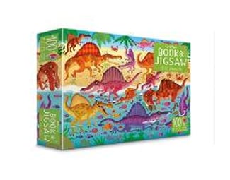 Usborne Book and Jigsaw Dinosaurs image 0