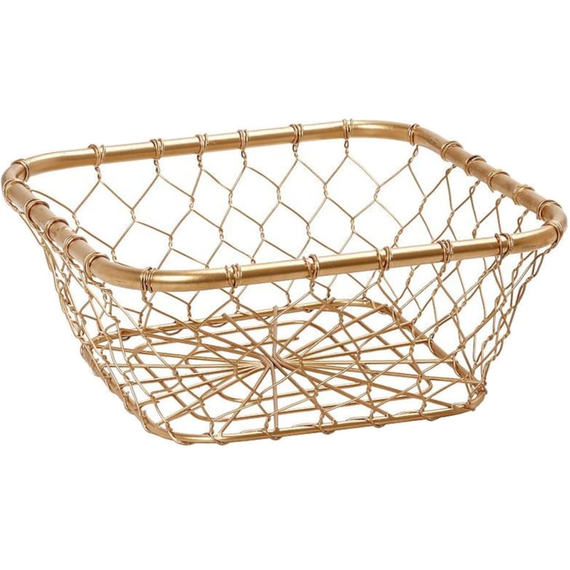 ESPIEL Καλάθι Αποθήκευσης Espiel Μεταλλικό 21x8.5cm - Χρυσό