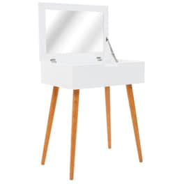 Vidaxl Μπουντουάρ Με Καθρέφτη 60 X 40 X 75 Εκ. Από Mdf