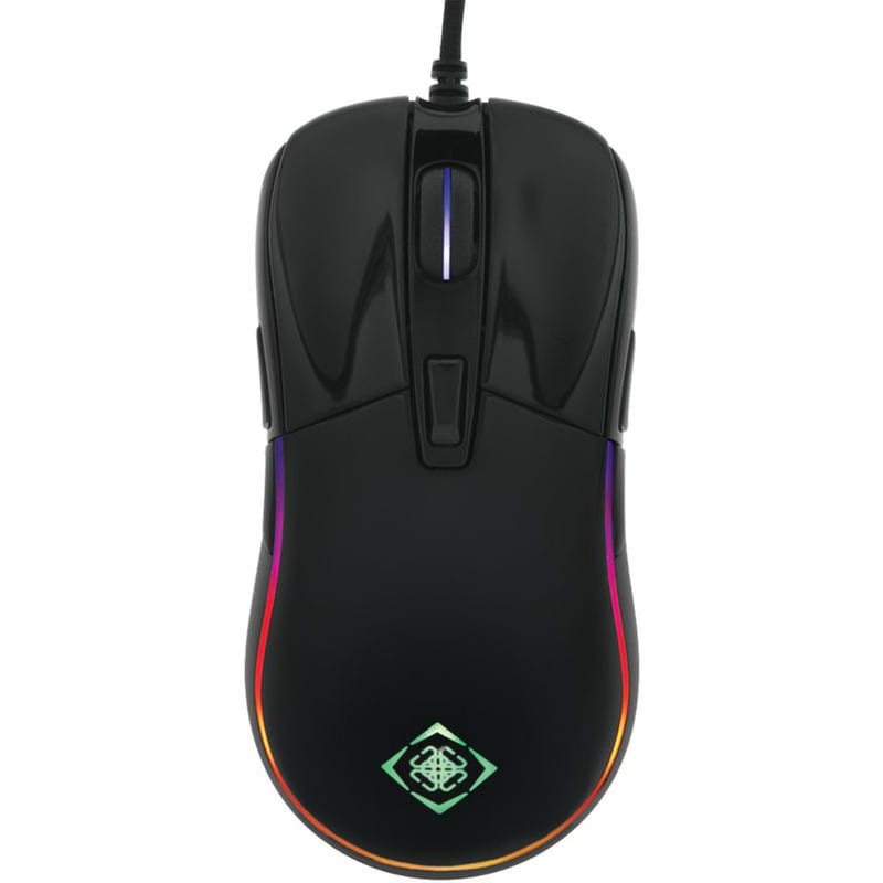 DELTACO Gaming Ενσύρματο Ποντίκι Deltaco GAM-085 RGB 5000 DPI - Μαύρο