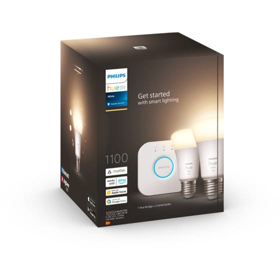 Έξυπνες Λάμπες LED Philips για Ντουί E27 Dimmable 2 Τμχ - Λευκό image 2